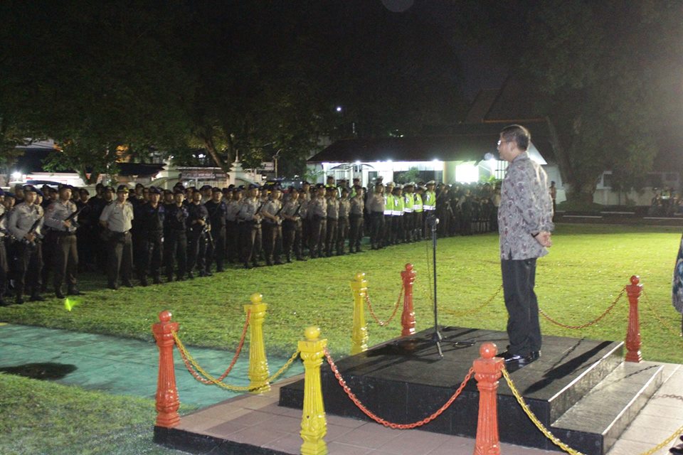 Polda Sulut Gelar Apel Pengamanan Tarkam dan Begal